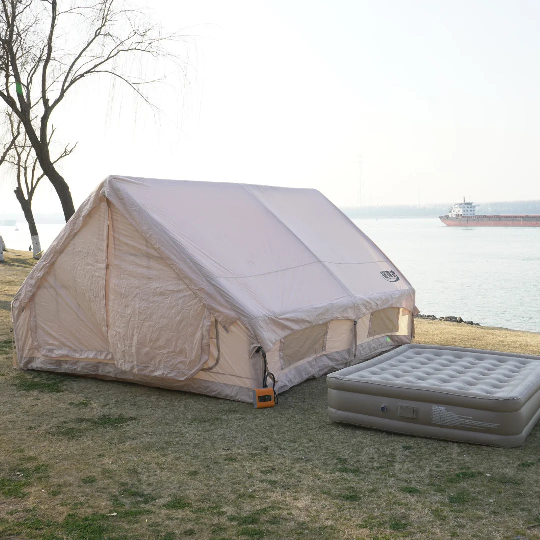 WESTTUNE Outdoor Wireless Air Pump Travel Vacuum Pump with Inflatable Deflate Portable Electric MINI Inflatable Pumps for Mats