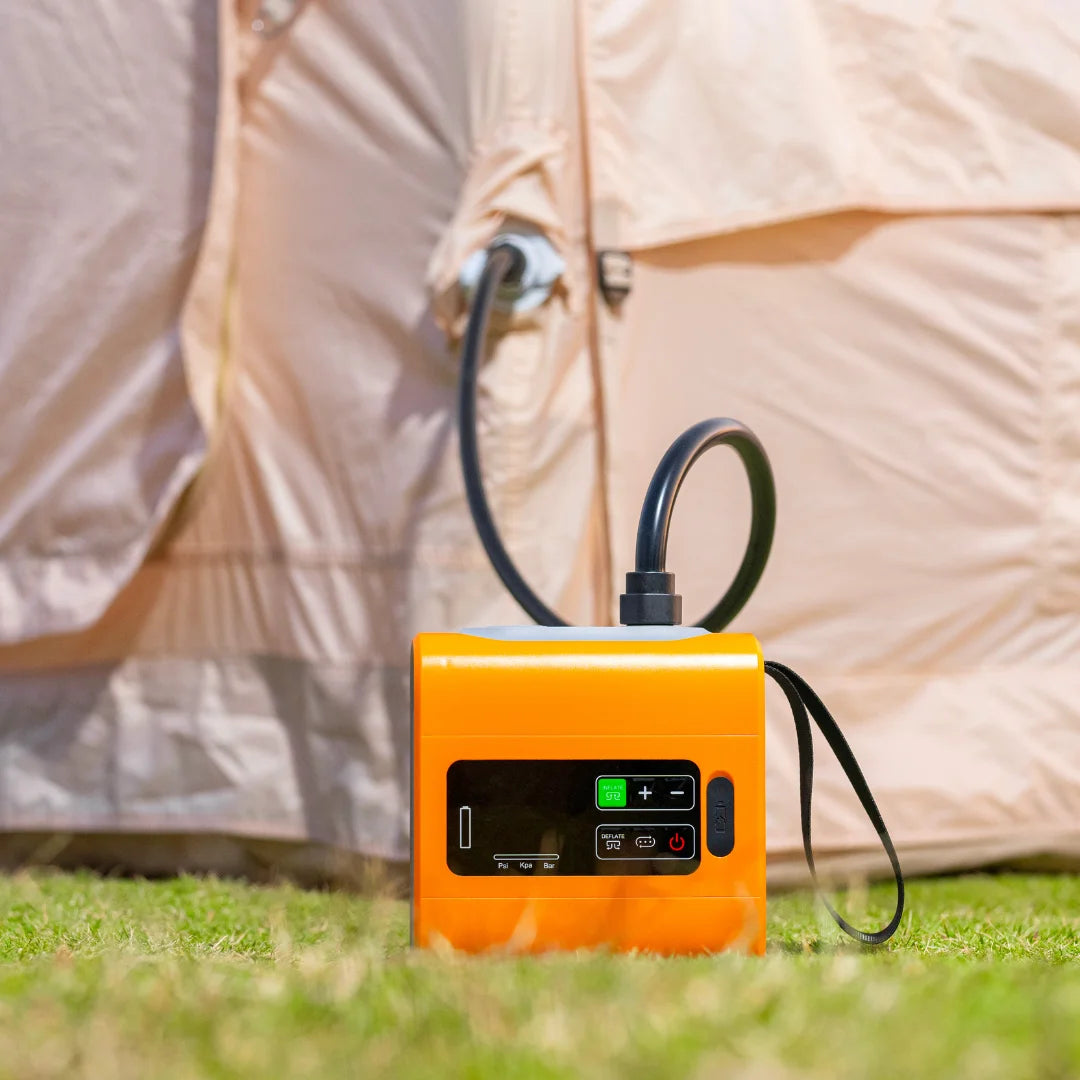 WESTTUNE Outdoor Wireless Air Pump Travel Vacuum Pump with Inflatable Deflate Portable Electric MINI Inflatable Pumps for Mats