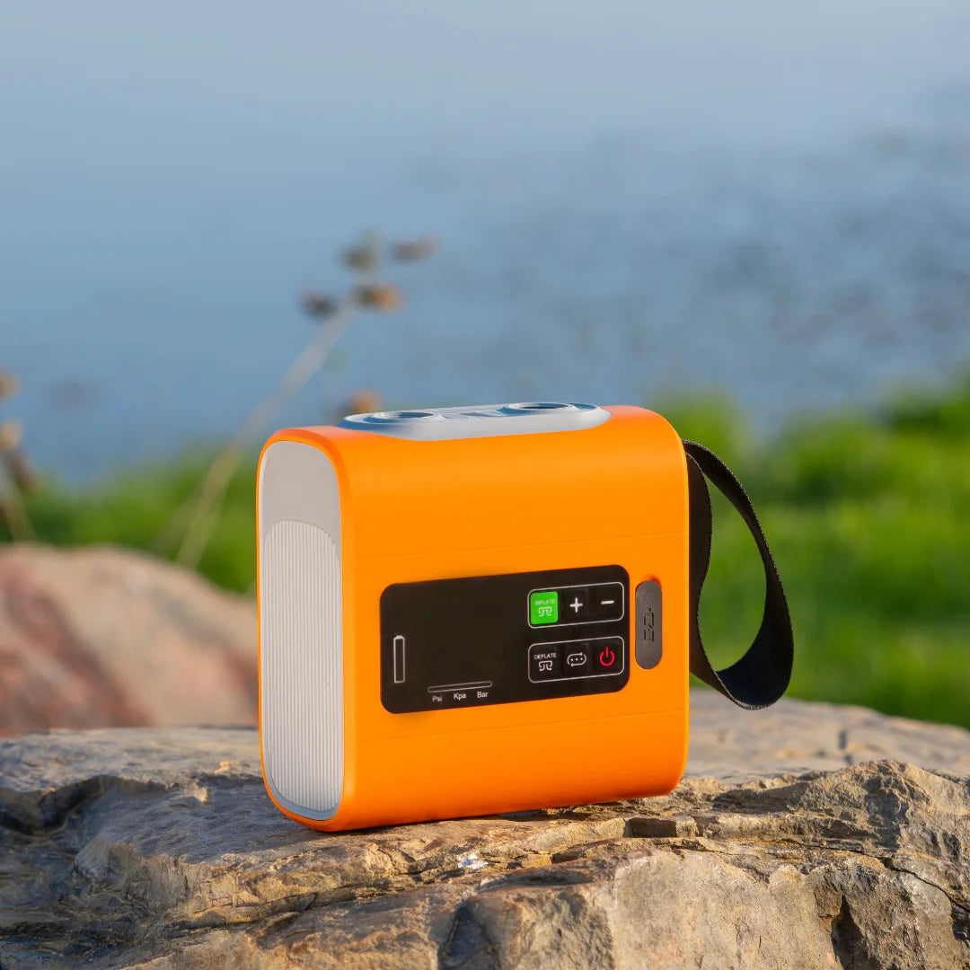 WESTTUNE Outdoor Wireless Air Pump Travel Vacuum Pump with Inflatable Deflate Portable Electric MINI Inflatable Pumps for Mats