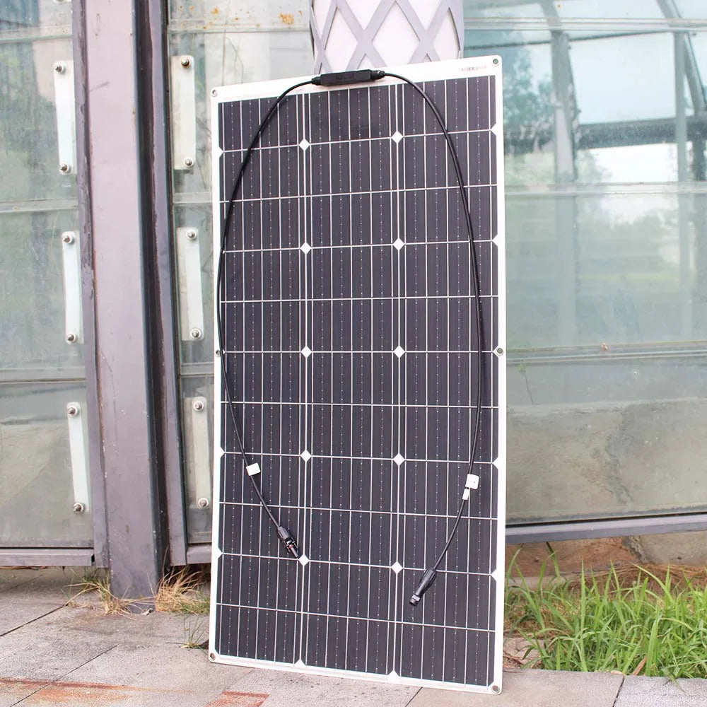 12V Flexible Solar Panel 600W 100W 200W 300W 400W 500W Bendable Waterproof Monocrystalline Best Solar Panel China for RV Boat